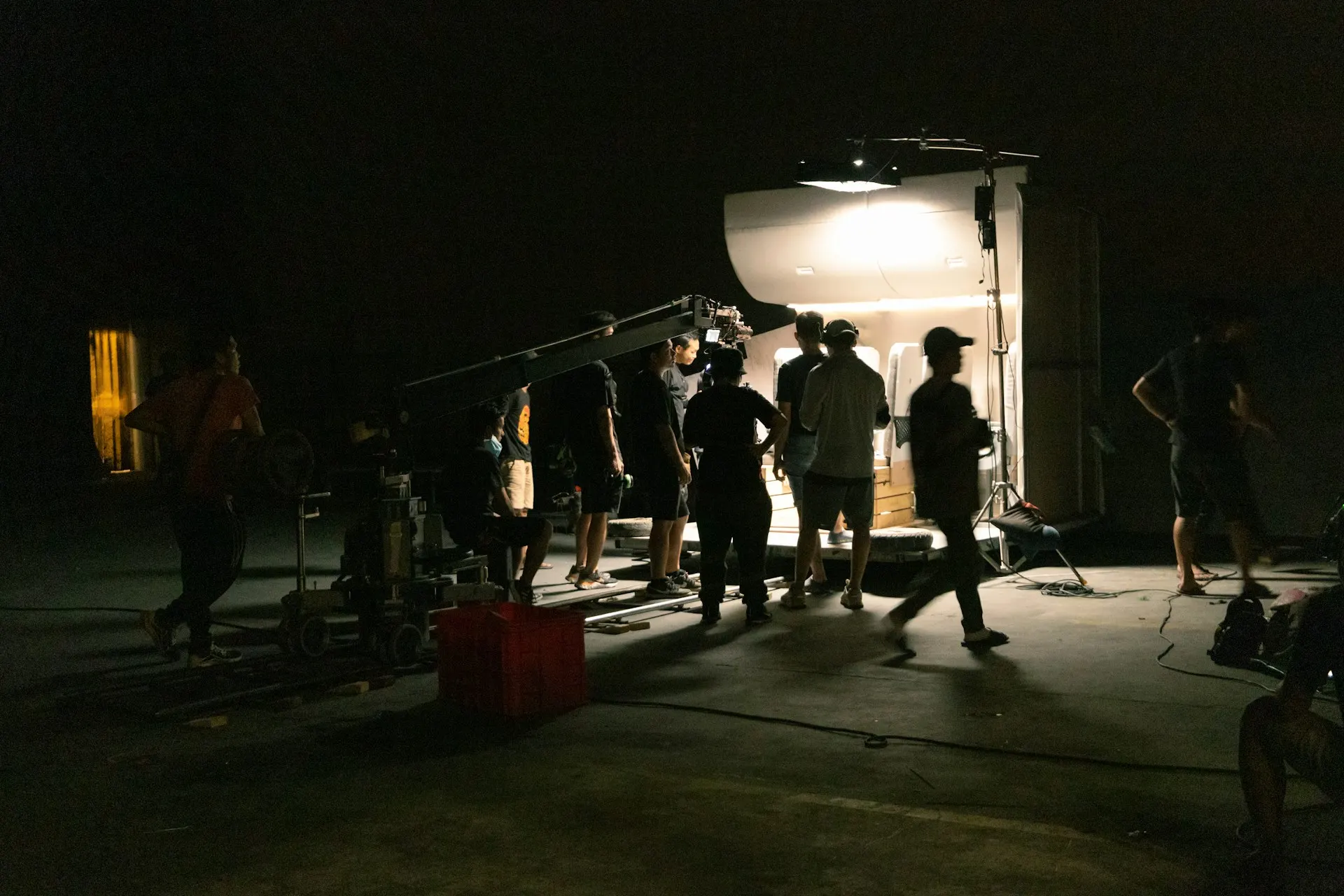 Film production set — Paraguay audiovisual residency